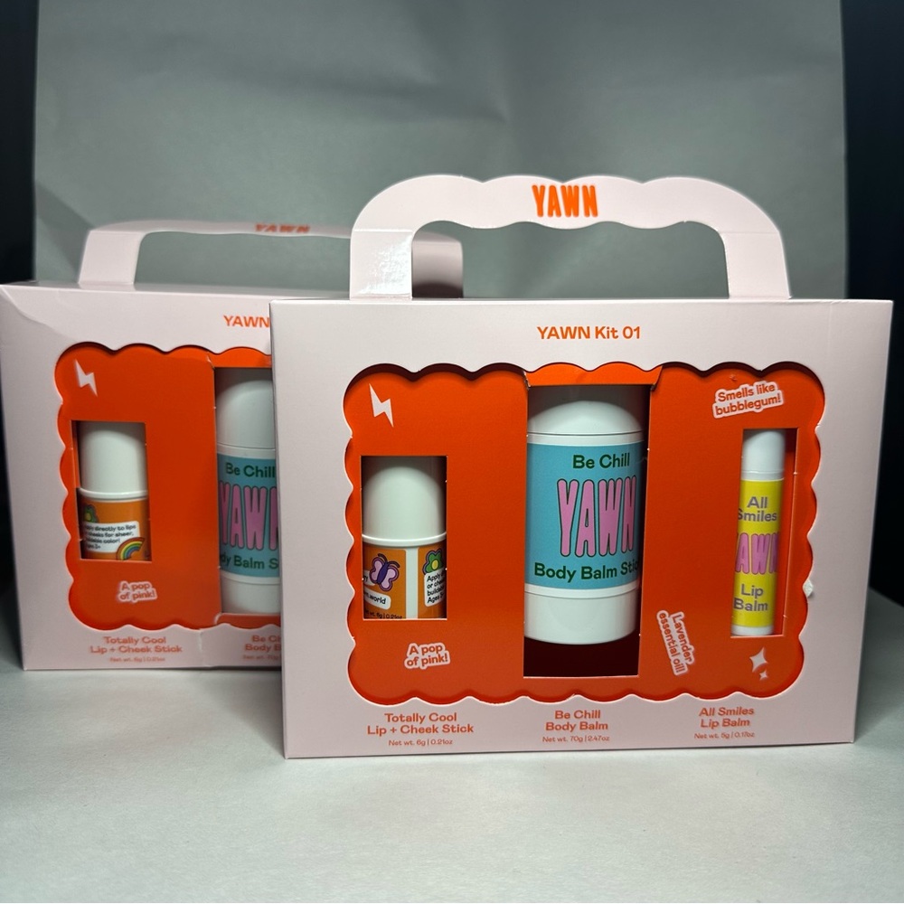 Kids Bath & Body Kit - Pink and White